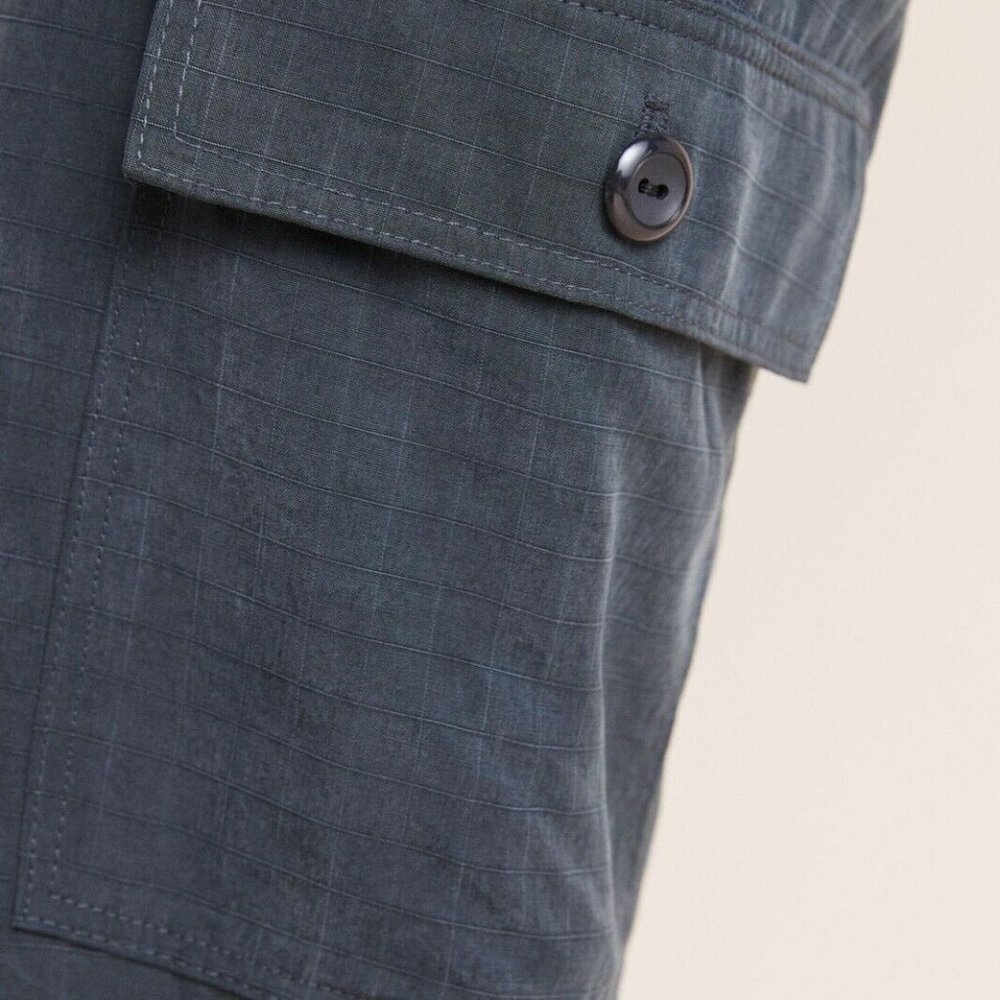 new Loose trouser Anthropologie Amadi Black Walker Taper High Rise - Picture 4 of 9